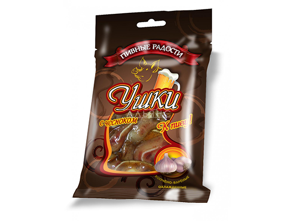 Уши свиные с чесноком "Пивные радости" (100гр) в Кирове