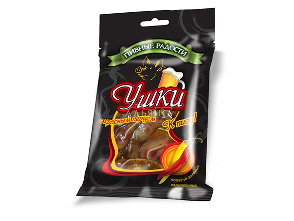 Уши свиные с красным перцем "Пивные радости" (100гр) в Кирове