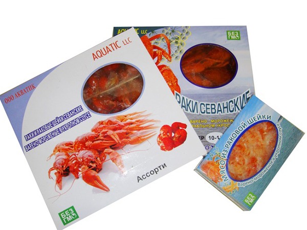 Раки в ассортименте в Кирове