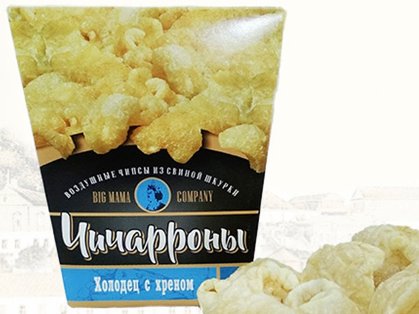 Чичарроны со вкусом холодца и хрена в Кирове