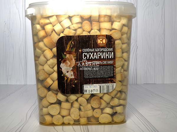 Сухарики с грибами и сметаной в Кирове
