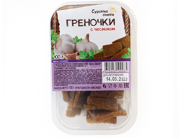 Сурские гренки с Чесноком (100 гр) в Кирове