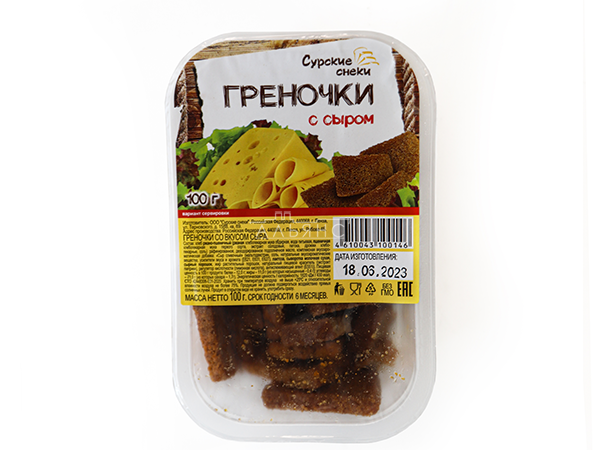 Сурские гренки со вкусом Сыра (100 гр) в Кирове