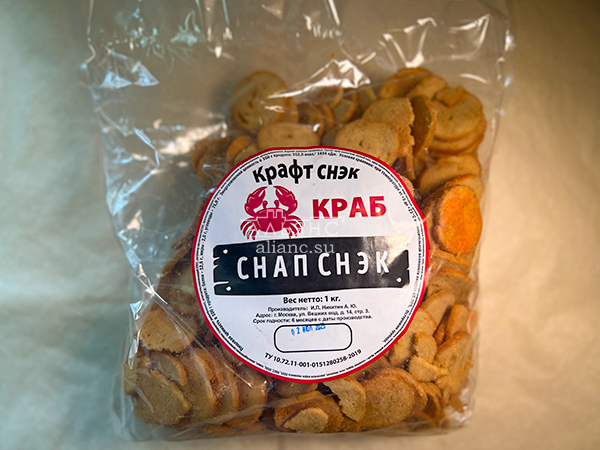 Снапсы ПШЕНИЧНЫЕ "Краб" в Кирове
