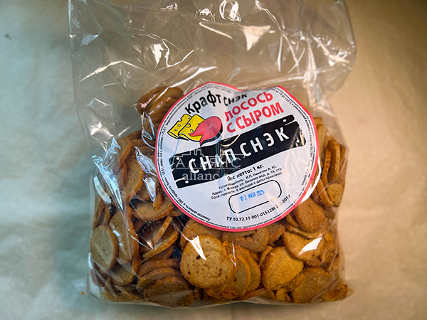 Снапсы ПШЕНИЧНЫЕ "Лосось с сыром" в Кирове