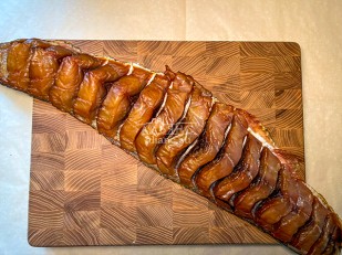 Кальмар щупальца (мелкие) холодного копчения: Юкола Толстолобика х/к