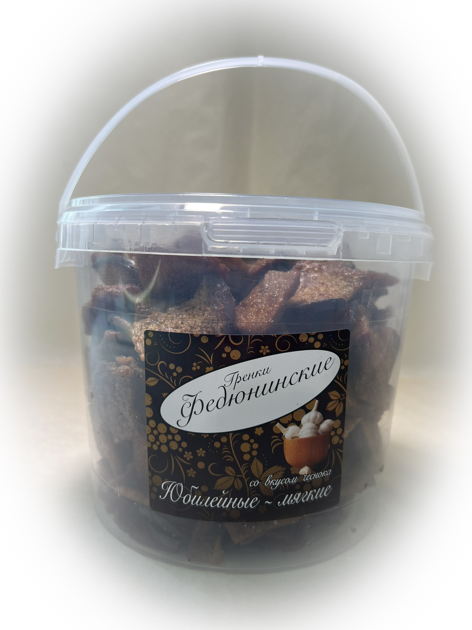 Гренки "ФЕДЮНИНСКИЕ" "Чеснок" (ведро 900 гр.) в Кирове