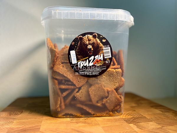 Ведро Ржаные гренки со вкусом Крылышки Барбекю (1 кг) в Кирове