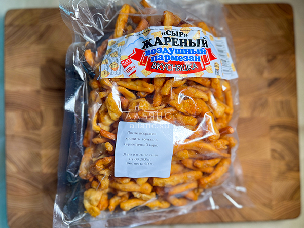Жареный сыр "ВКУСНЯШКА" со вкусом пармезан (500 гр) в Кирове
